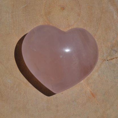 coeur quartz rose