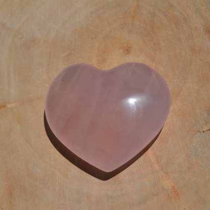 coeur quartz rose