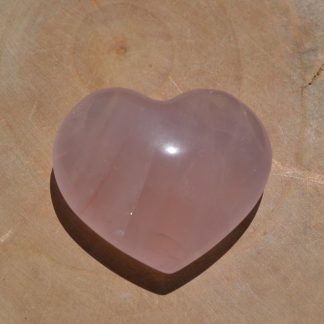 coeur quartz rose