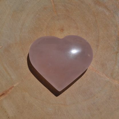 coeur quartz rose