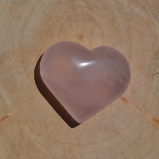 coeur quartz rose