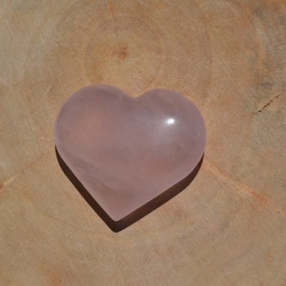 coeur quartz rose