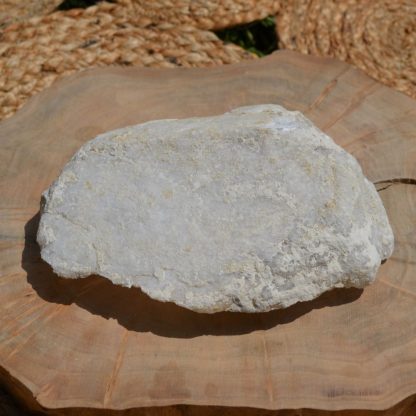 géode quartz blanc