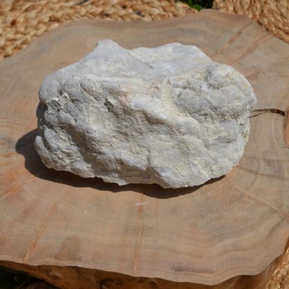 géode quartz blanc