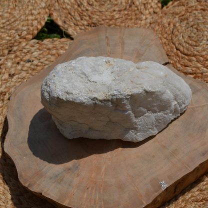 géode quartz blanc