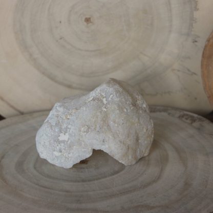 géode quartz blanc